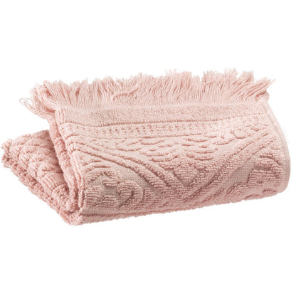 Plain guest towel Zoé Aubepine 30 x 50