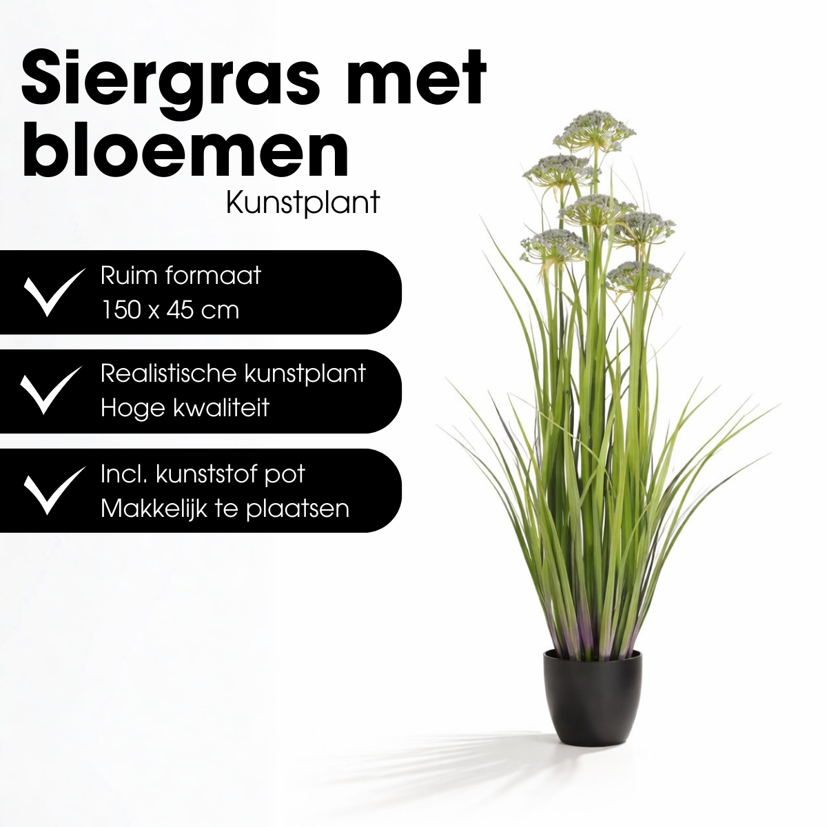 Artificial Plant Ornamental Grass Purple