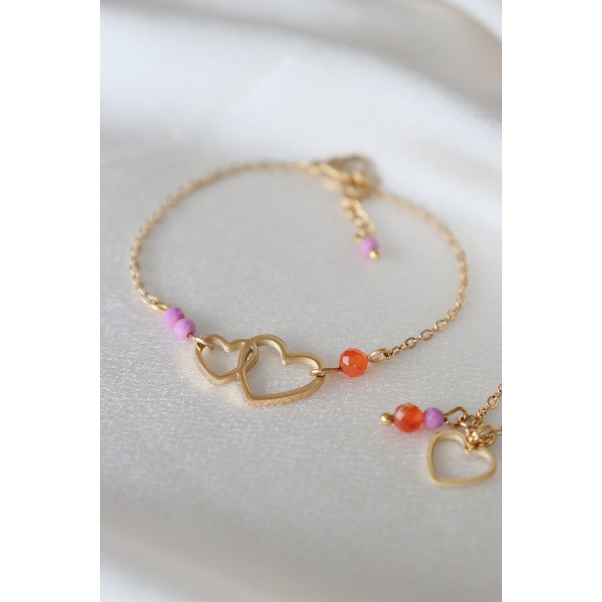 Loving and courageous bracelet - Gold