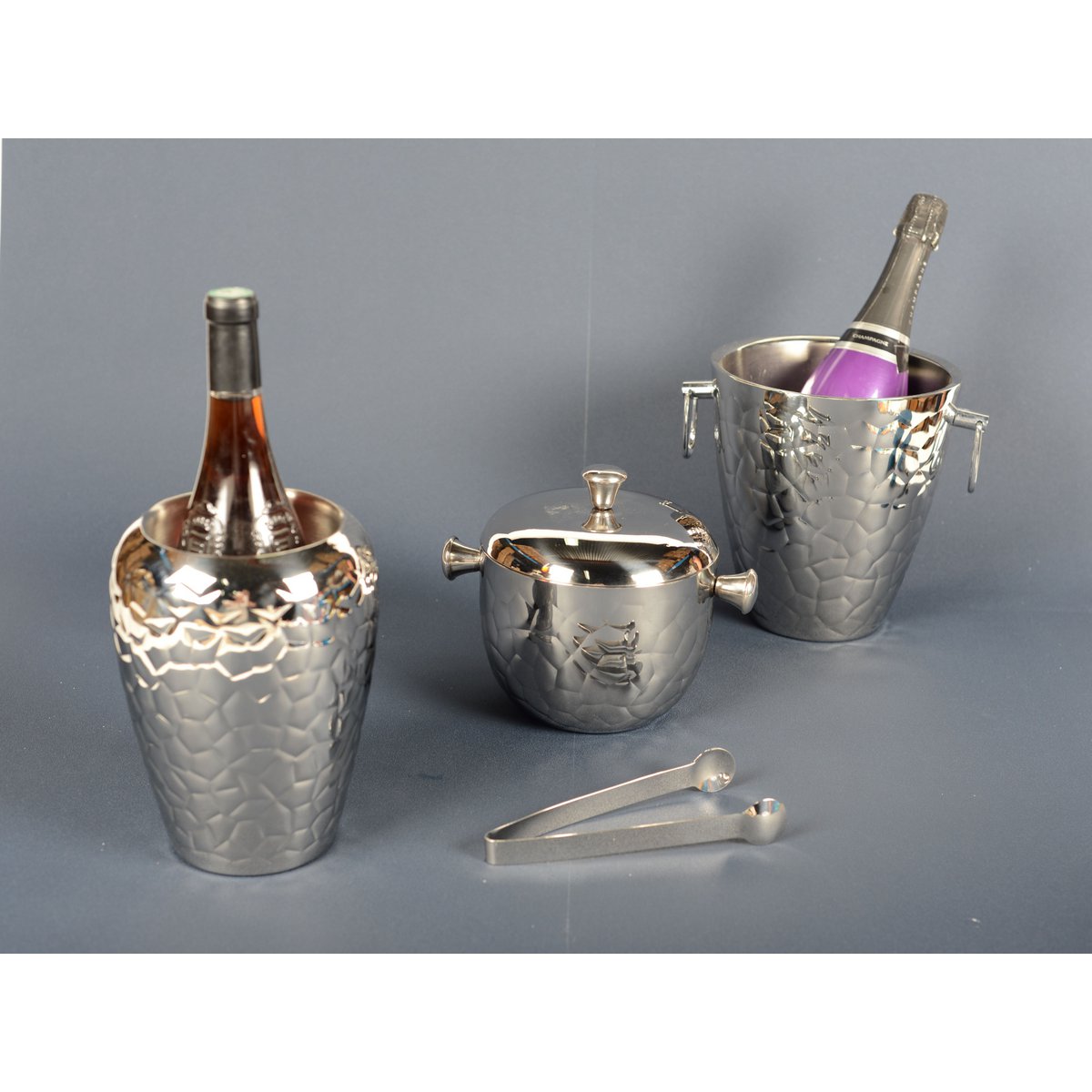 Double wall cooler Silver Wine H13cm