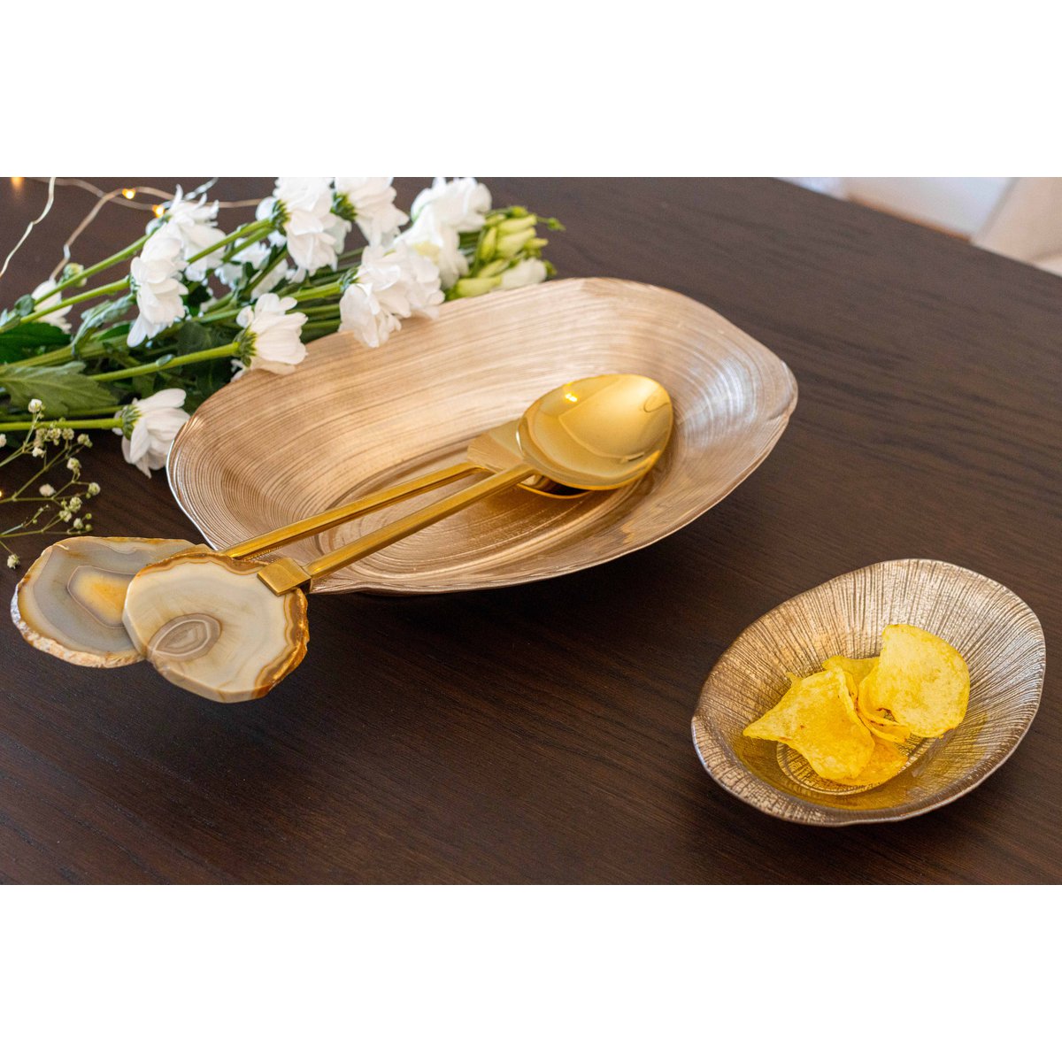 Irily beige oval cup 19x25x5cm