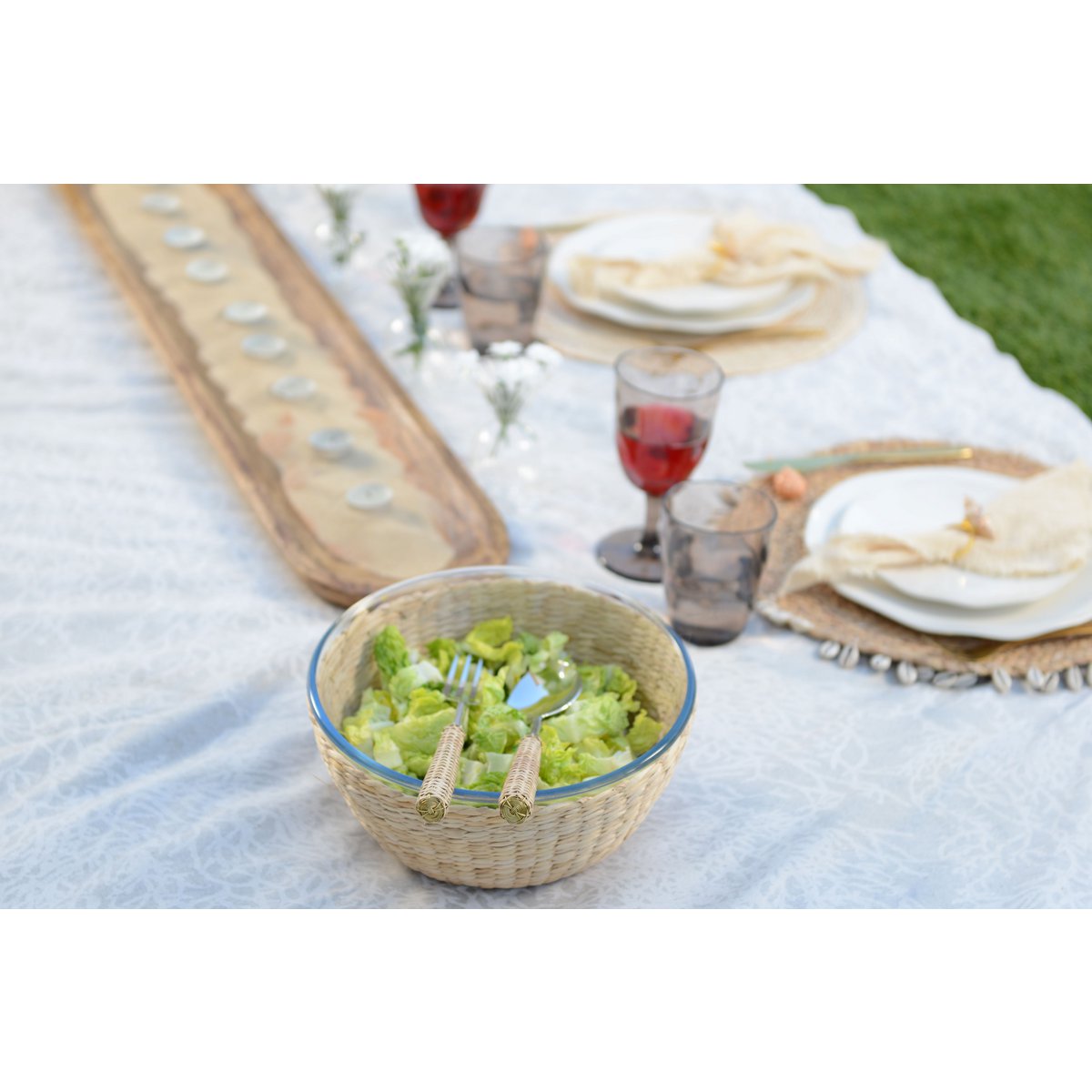 27x27x12.5cm rattan bowl