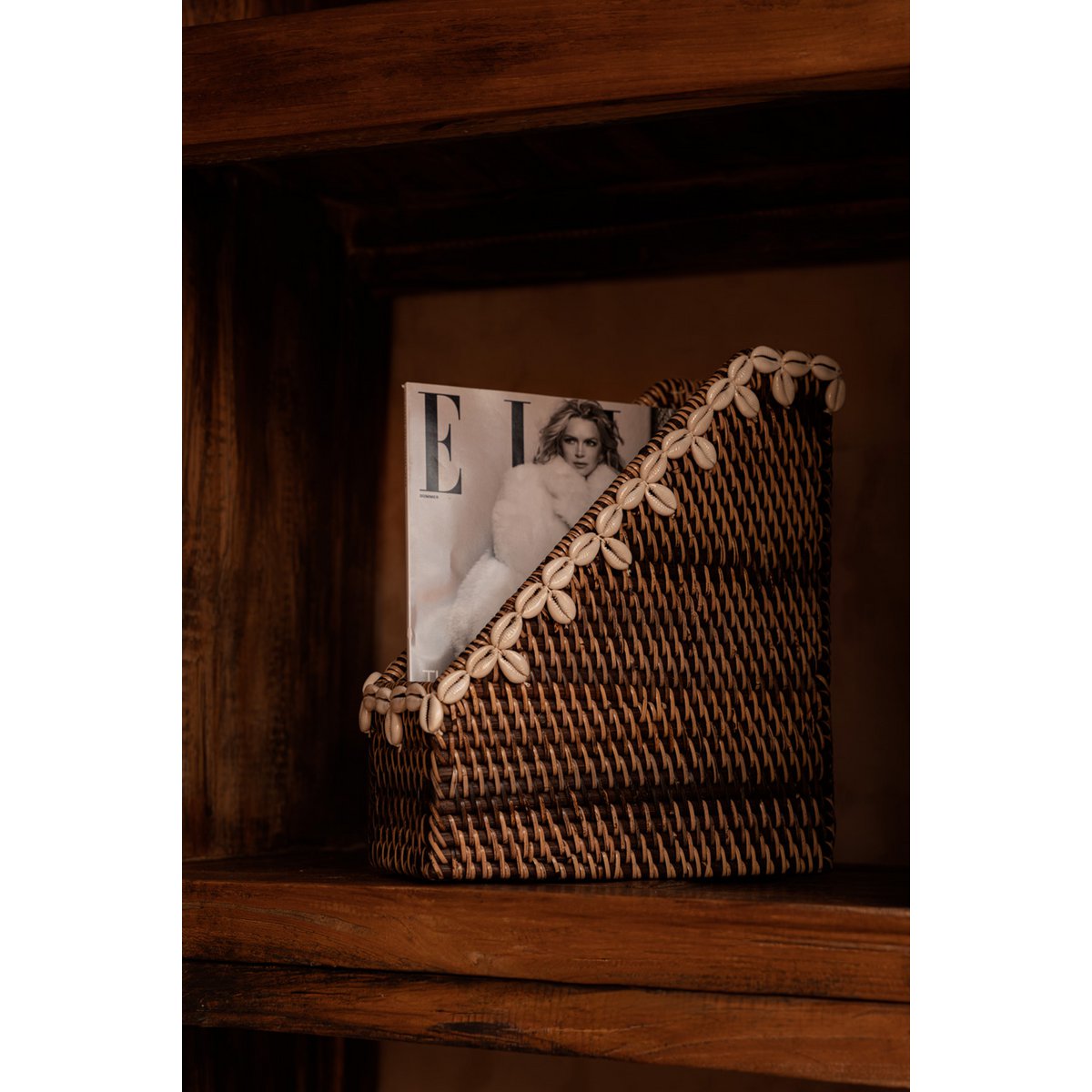 The Shell Edge Organizer - Natural Brown