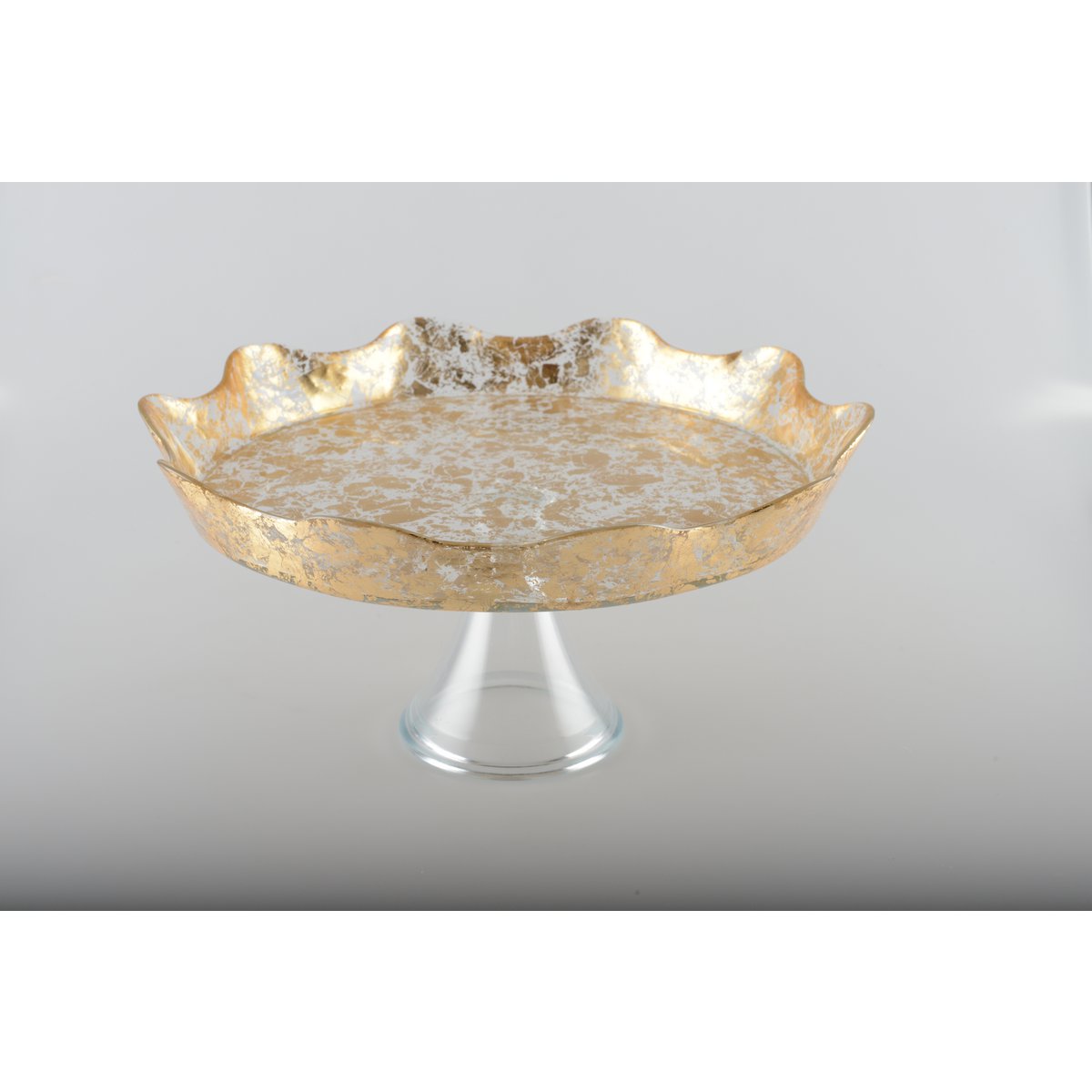 GOLDEN LACE STANDING CAKE PLATTER