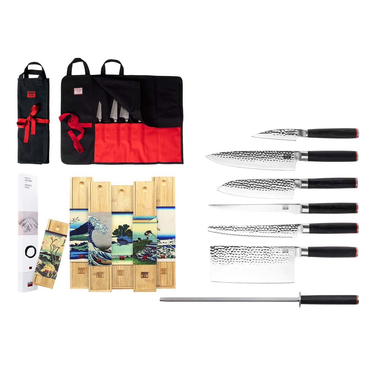 Knives and Kitchen Accessories Set -  The Complete Set Traveler Edition