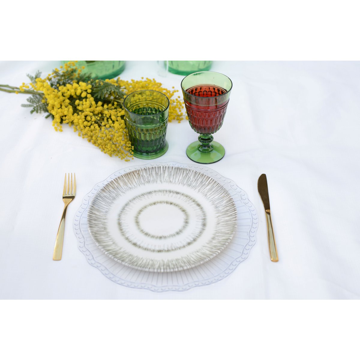 ASSIETTE PLATE KAKI 27CM