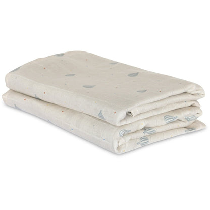 Bamboo muslin cloths 2pcs.