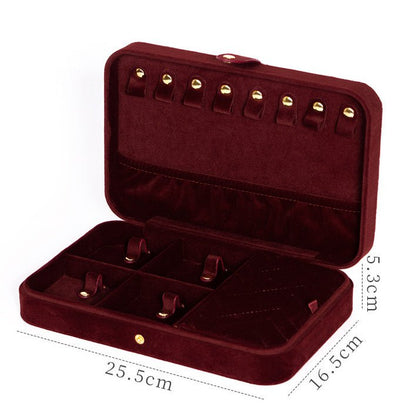 Luxury Velvet Large Jewelry Box