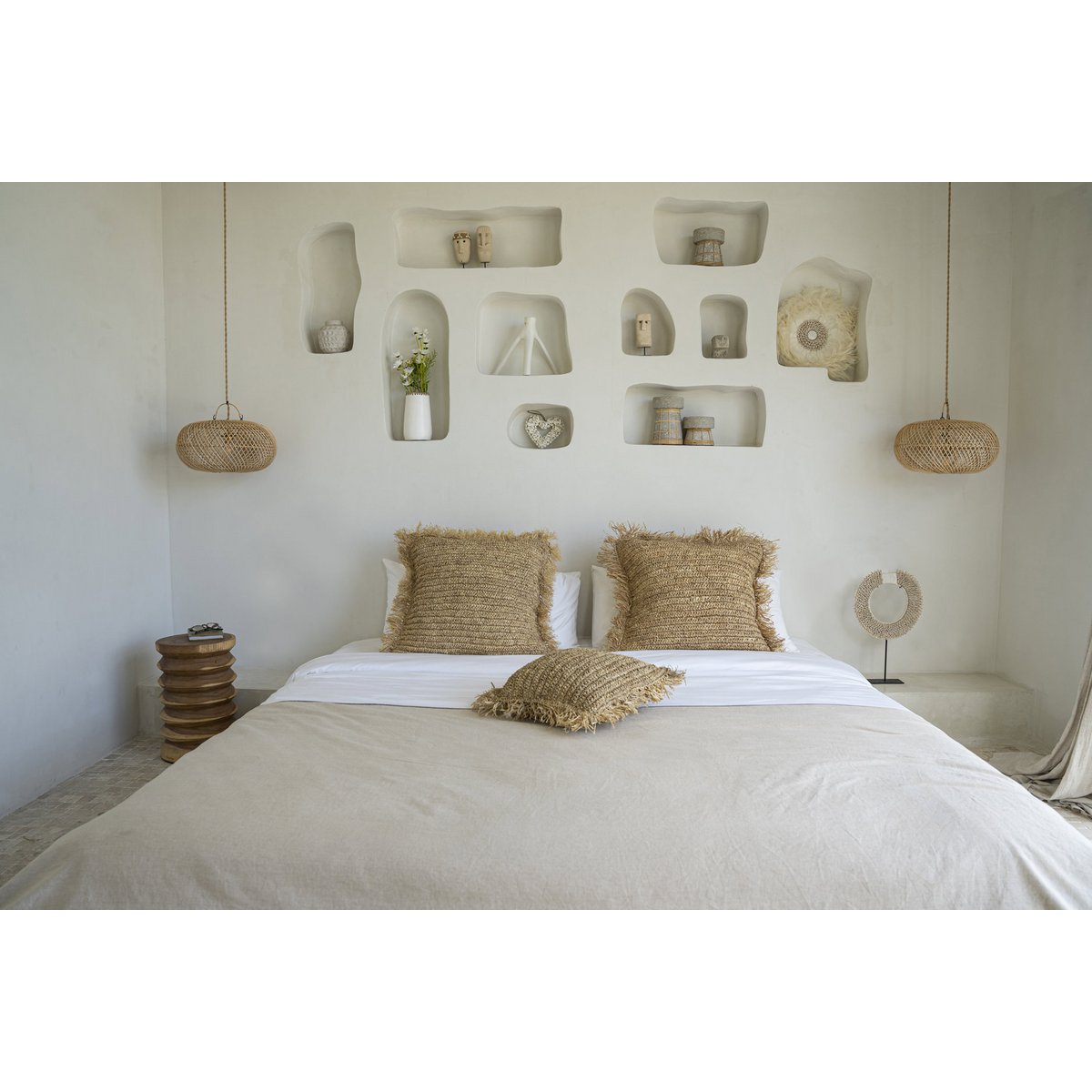 The Serene Candle Holder - Concrete Natural - L