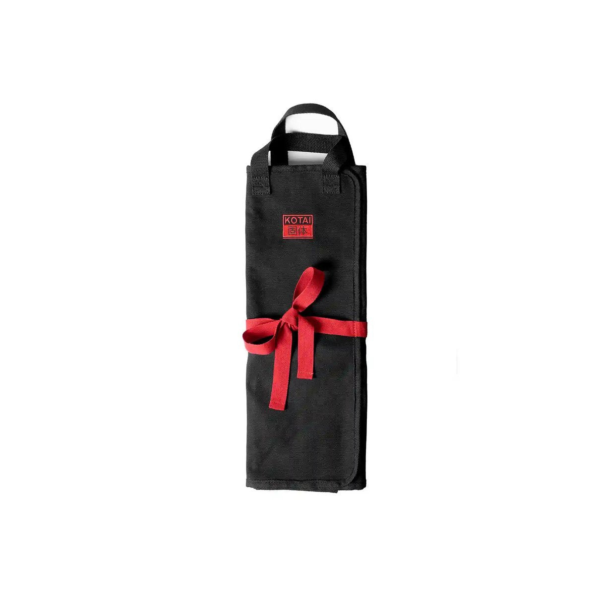 Kitchen Accessories - KOTAI knife roll-up bag - 100% cotton (7 slots for 6 knives and a honing steel)