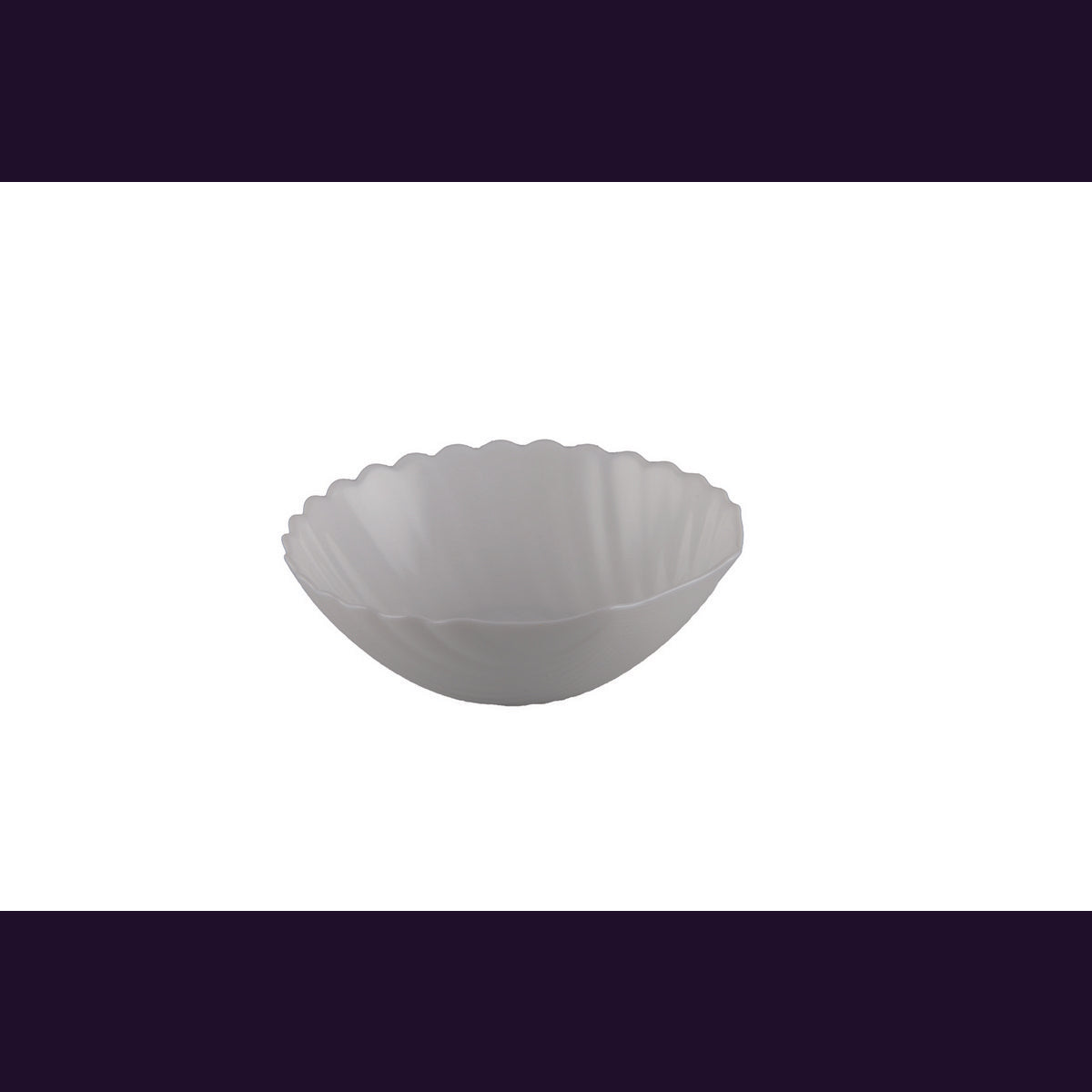 WHITE SHELL CUP 13.3CM