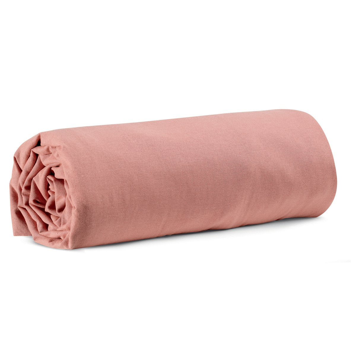 Drap housse Calita Blush 140x190 bonnet 30 cm