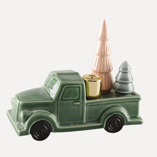 CHRISTMAS DECO CAR CANDLE HOLDER