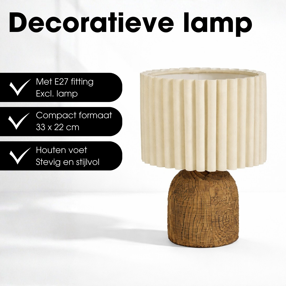 Table lamp Frey Brown