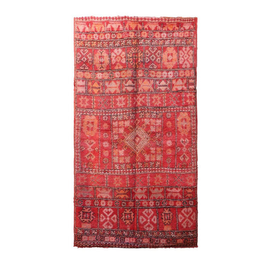 Pure wool Moroccan Berber rug 182 x 335 cm