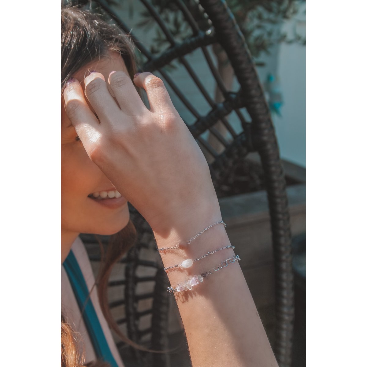 Armband Maansteen - Zilver