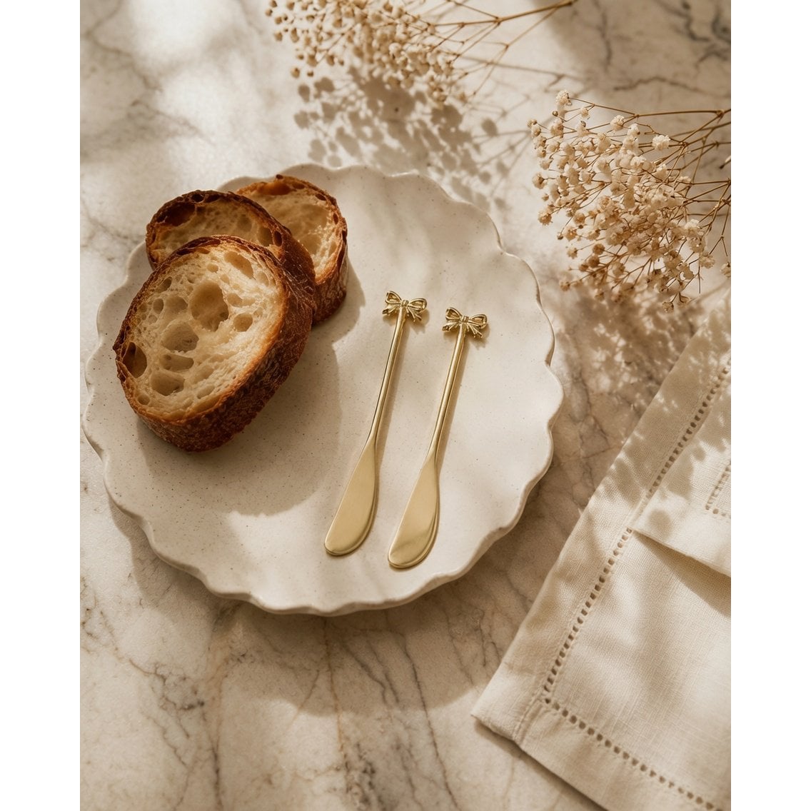 Golden knot spreaders - set of 2
