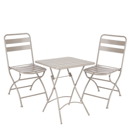 Garden bistro set Evita Brown