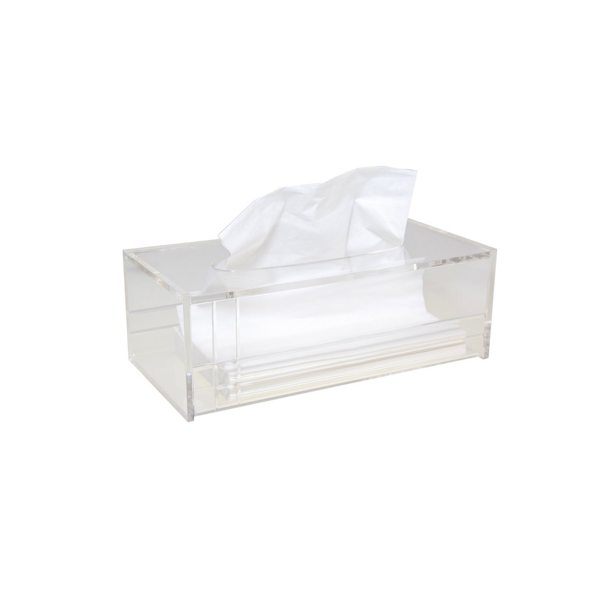 RECTANGULAR ACRYLIC TISSUE BOX