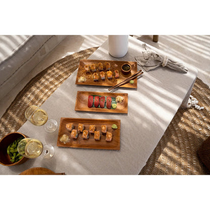 The Teak Root Sushi Plate - L