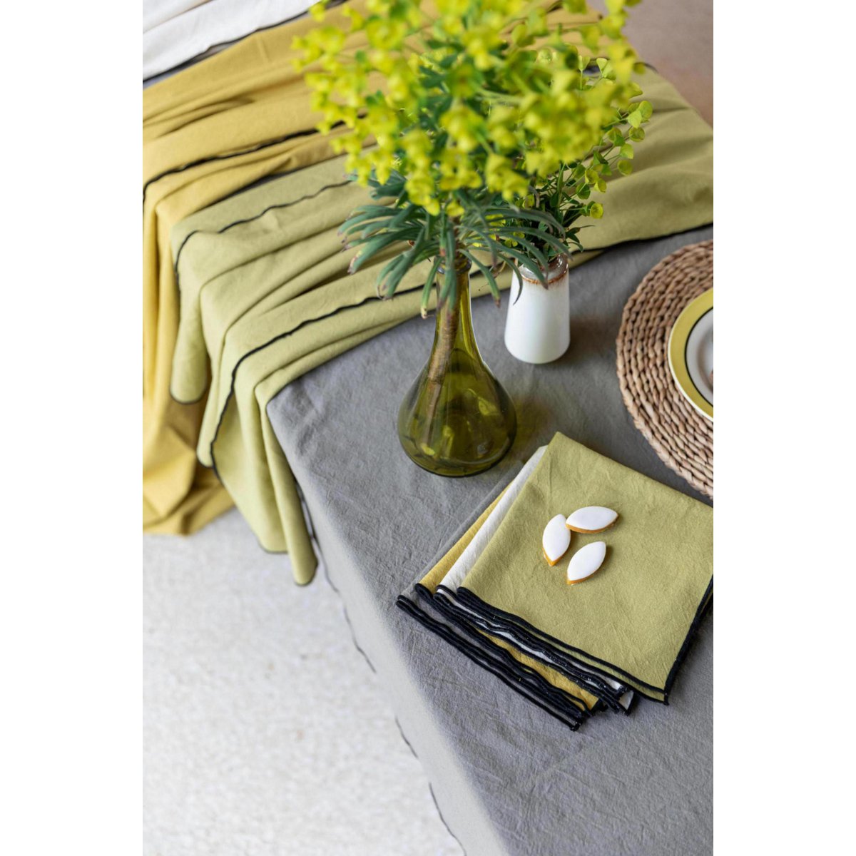 Grace Ficelle recycled tablecloth 170 x 300