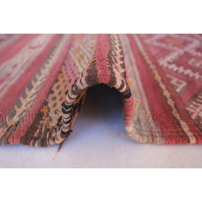 Pure wool Moroccan Kilim Berber rug 168 x 360 cm SOLD