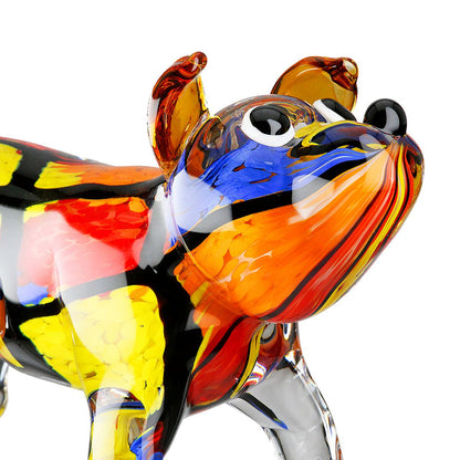 Figurine dog Pacco, multicolored H.17 cm