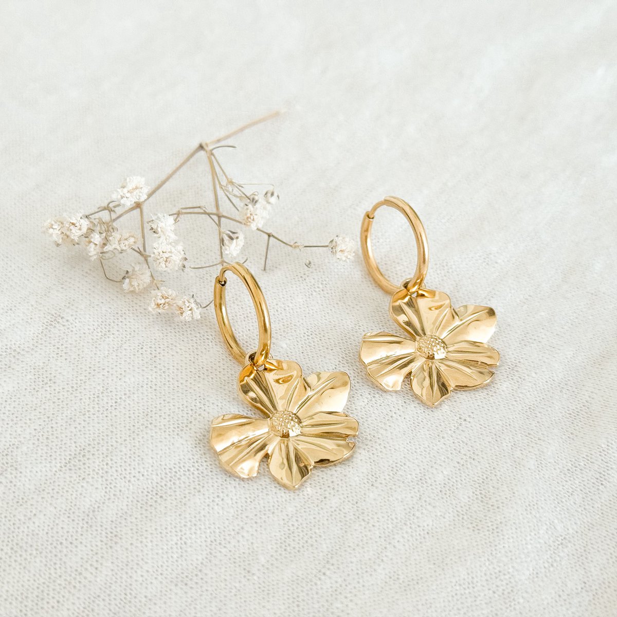 Wildbloem earrings - Gold