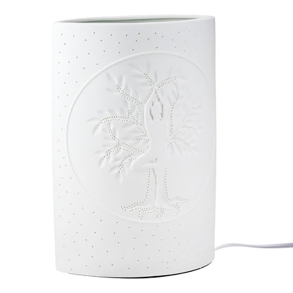 Table lamp Namaste, white H.28 cm