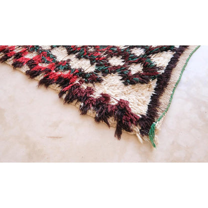 Pure wool Moroccan Berber rug 74 x 164 cm