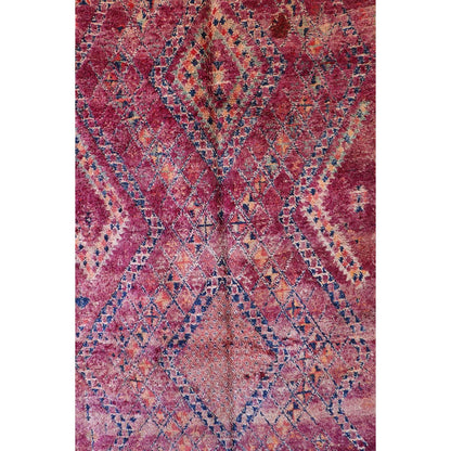 Pure wool Moroccan Berber rug 186 x 367 cm