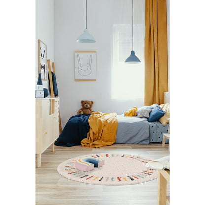 ARPEGE soft round children's rug