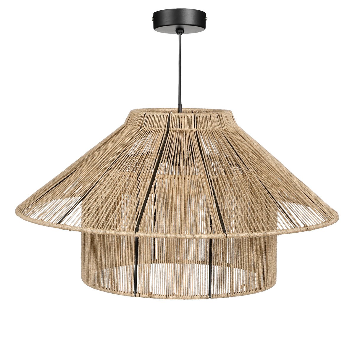 Hanging lamp Elsa Light brown