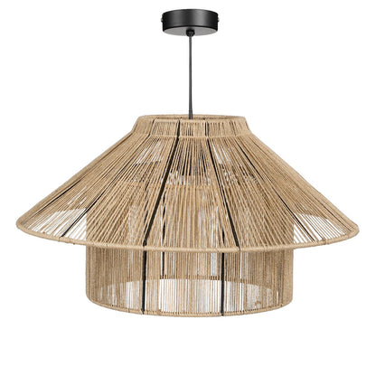 Hanging lamp Elsa Light brown