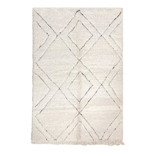 Pure wool Moroccan Berber rug 150 x 250 cm