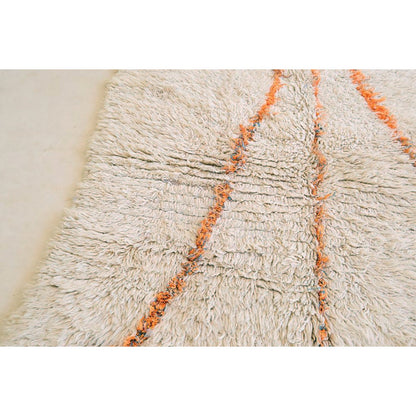 Pure wool Moroccan Berber rug 133 x 182 cm