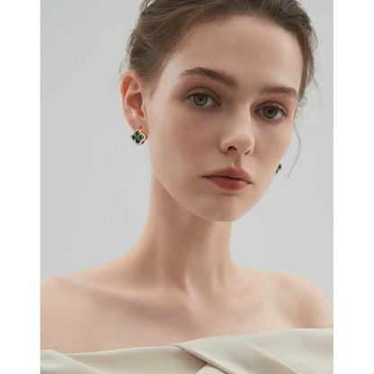 Turning Clover Jewelry Set – Lucky Four Leaf Design