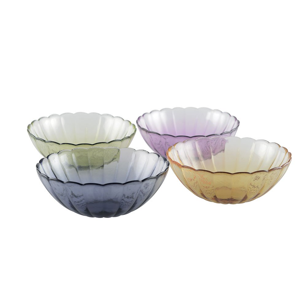 Set of 4 multi -core bowls - spring