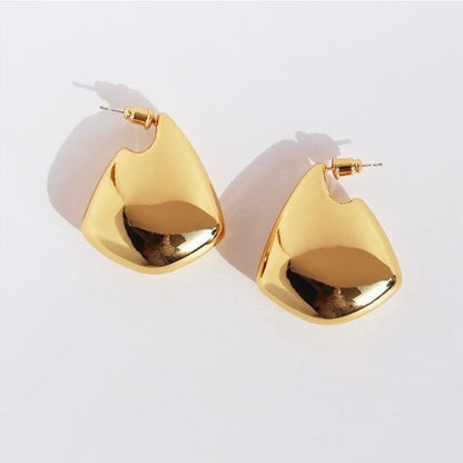 Sculptural Teardrop Statement Earrings