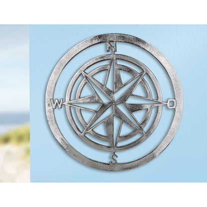 Aluminum compass rose