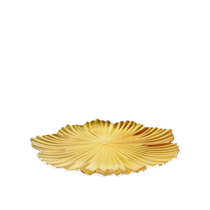 Gold flower-shaped trivet