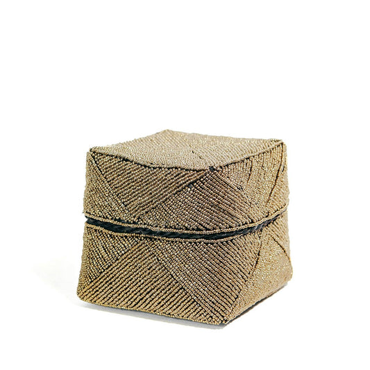 The Beaded Basket - Gold - S