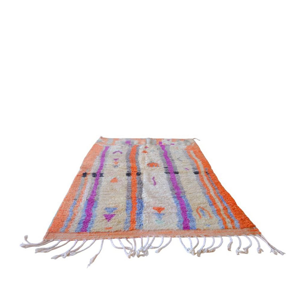 Contemporary Berber wool rug Boujaad 140 x 212 cm