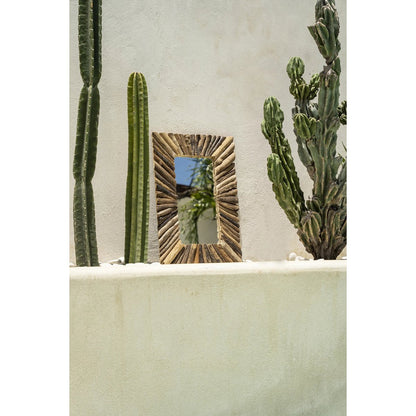 The Driftwood Framed Mirror - Natural - M