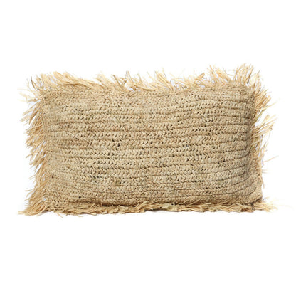 The Raffia Cushion Cover Rectangular - Natural - 30x50