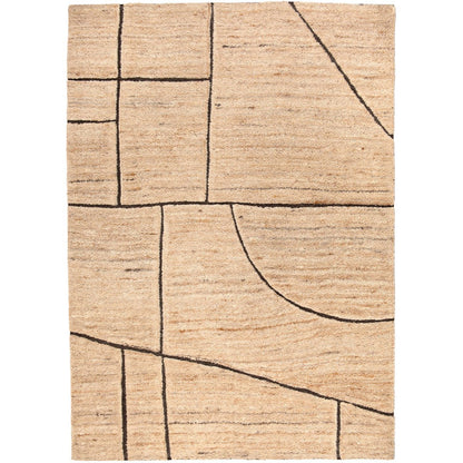 Natural zaho carpet 190 x 290 x 1
