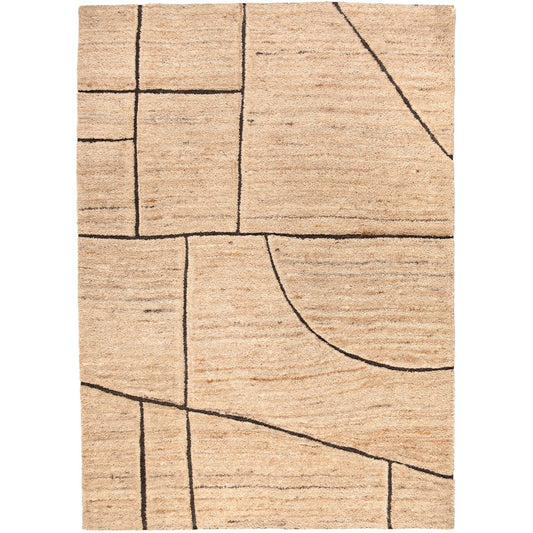 Natural zaho carpet 190 x 290 x 1