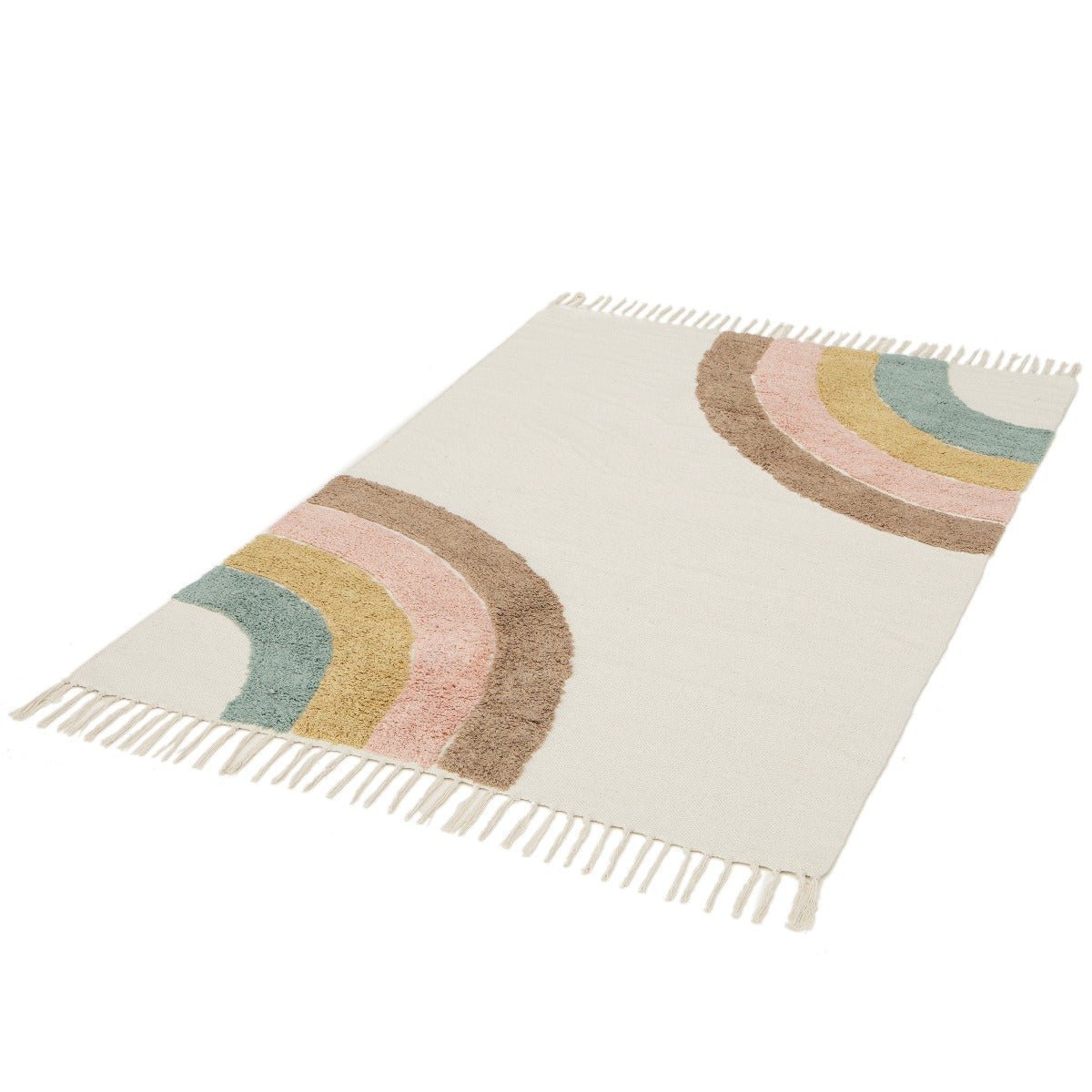 RAINBOW cotton children's rug