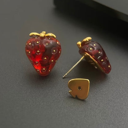 Sweet Strawberry Jewelry Set