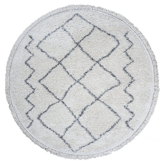 Carpet Marrakesh Cream Round ø160 cm